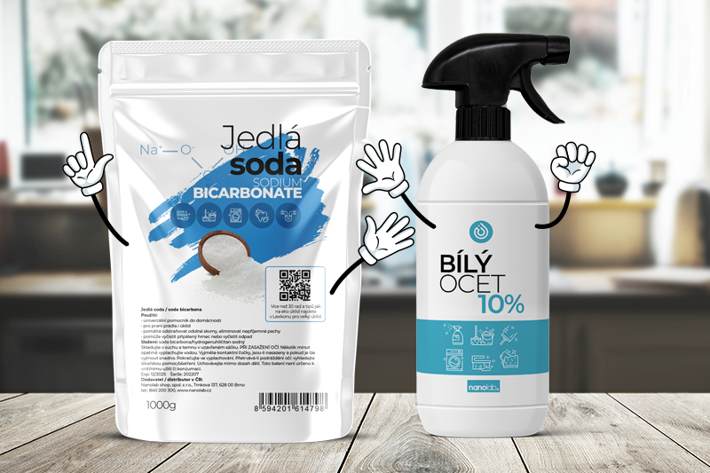 Bílý ocet vs. jedlá soda: Nejúčinnější duo pro úklid!