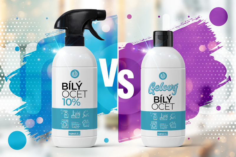 Biely ocot vs Gélový biely ocot