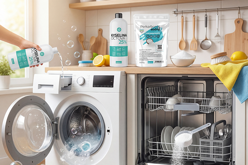 Čištění pračky a myčky: Údržba spotřebičů prodlužuje životnost