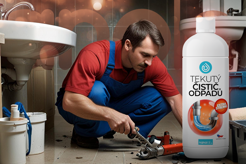Efektivní řešení ucpaného odpadu s Extra silným čističem odpadu 💦🔧