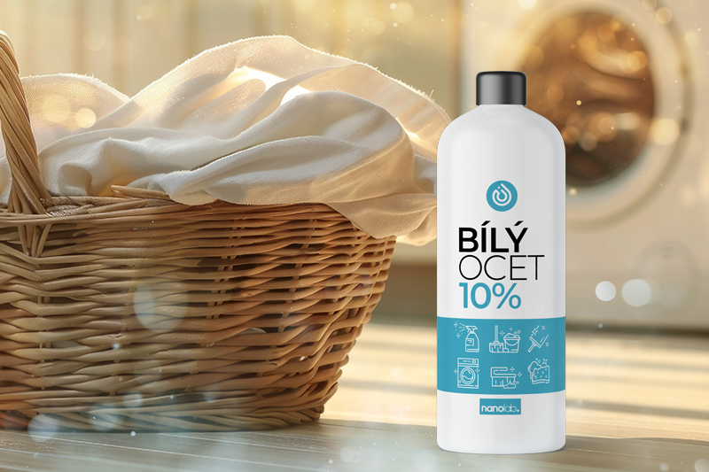 Jak dávkovat bílý ocet do praní?