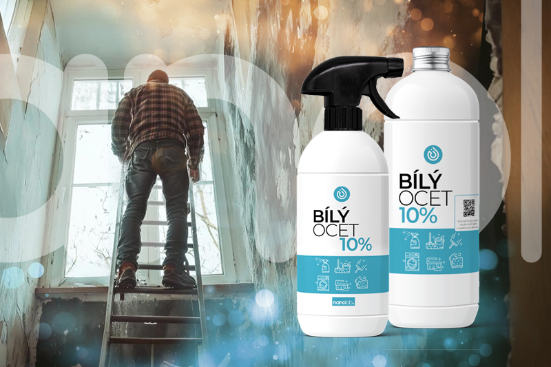 Jak použít bílý ocet na plíseň?