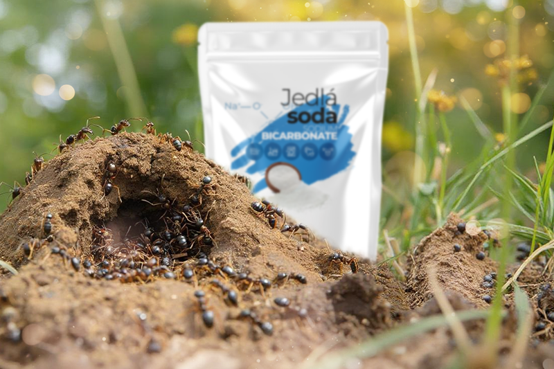 Jak se zbavit mravenců s jedlou sodou?