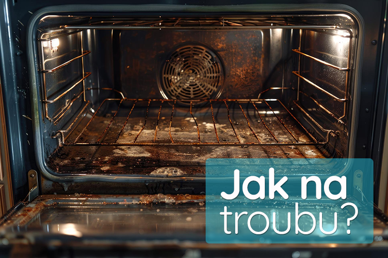 Ako vyčistiť silne znečistenú rúru?