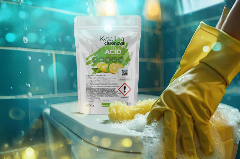 Jak vyčistit WC kyselinou citronovou?
