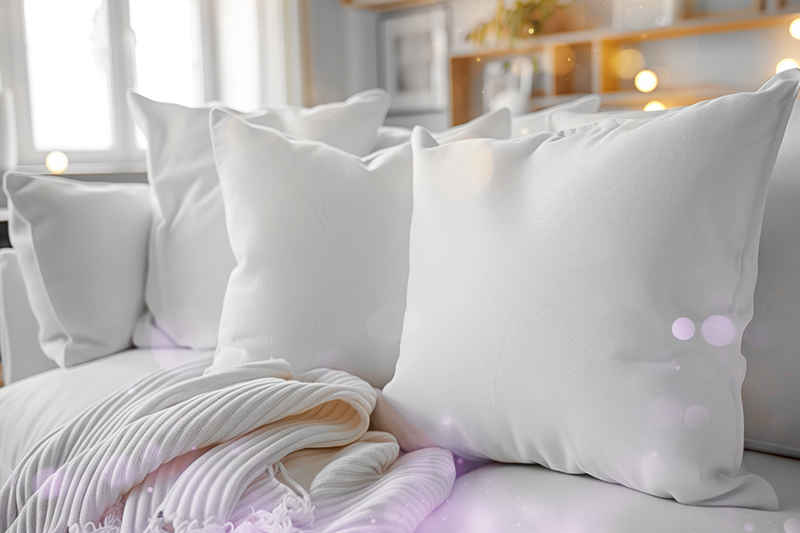 Jak vyprat zažloutlé polštáře, aby zase zářily?