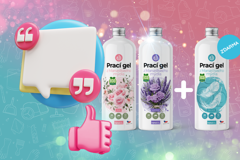 Jaké jsou recenze na Prací gel z Marseillského mýdla pro citlivou pokožku výhodná sada 2+1 od uživatelů?