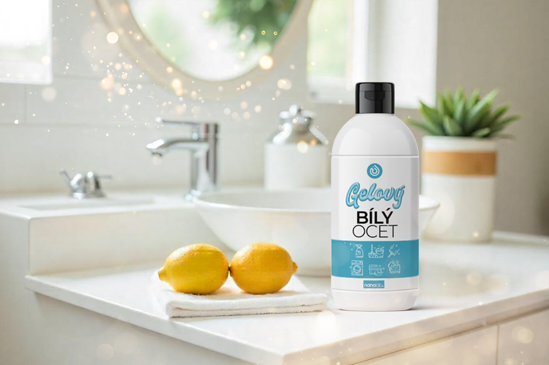 Na čo sa používa gélový biely ocot?