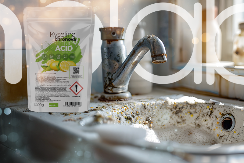 Kyselina citronová: přírodní odvápňovač
