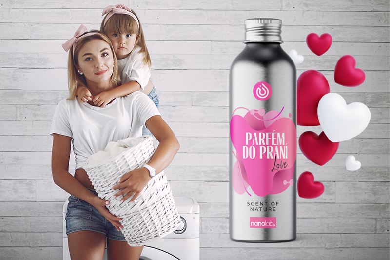 Parfém do prania Love: Zmyselná symfónia višne a vanilky