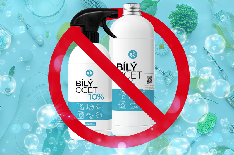 Na čo nepoužívať biely ocot?