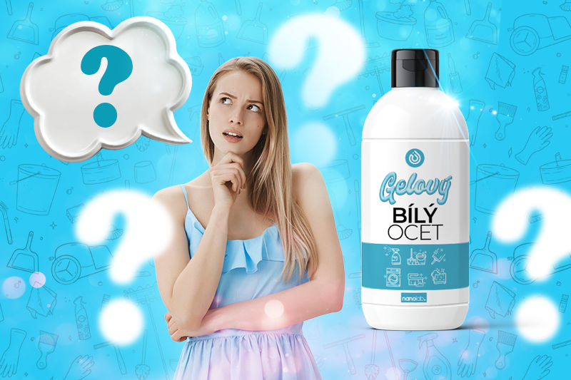 Na co použít gelový bílý ocet?