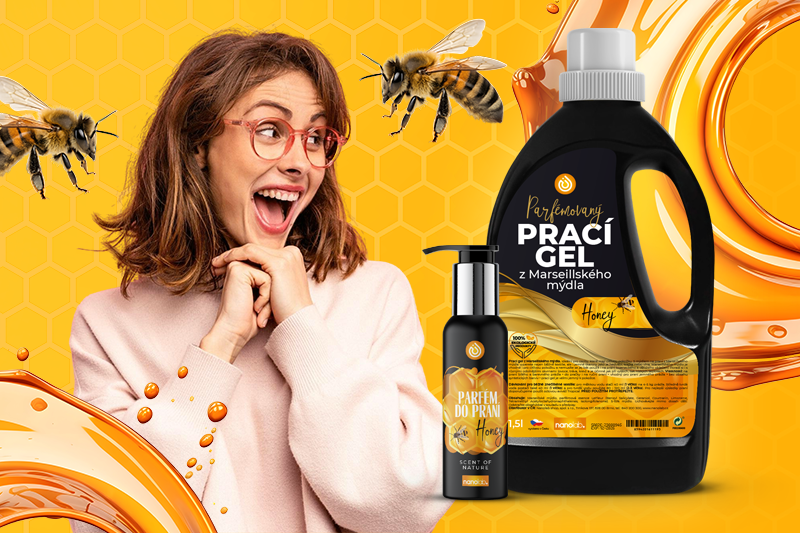 Objevte kouzlo medové série Honey - Prací gel a parfém do praní.