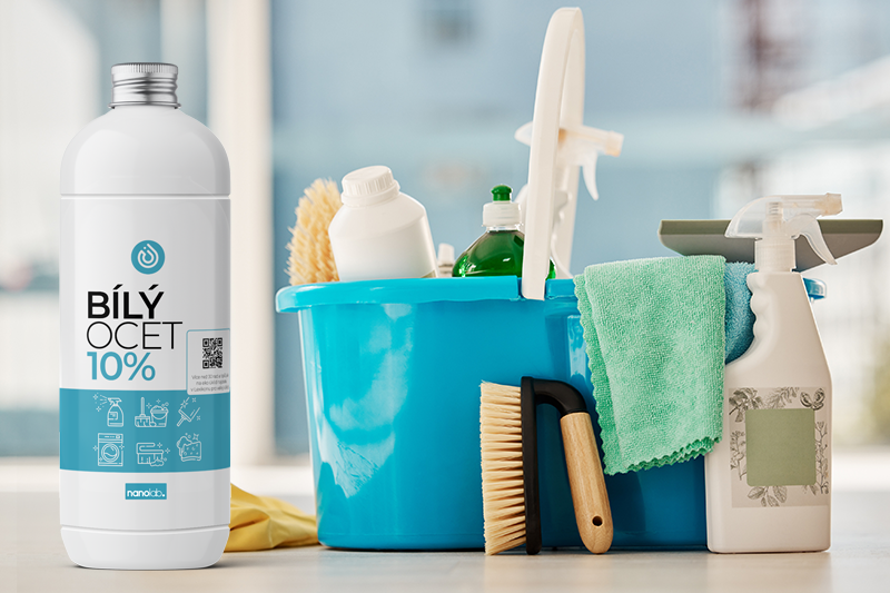 Cesta k čistote s pomocou bieleho octu