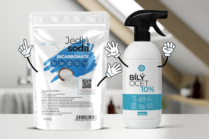 Zázračná směs, která ušetří tisíce: Ocet + soda = Čistý domov