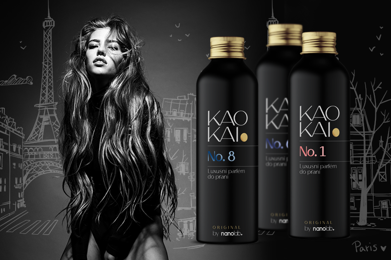 Parfém do prania KAO KAI. Nová dimenzia prania.