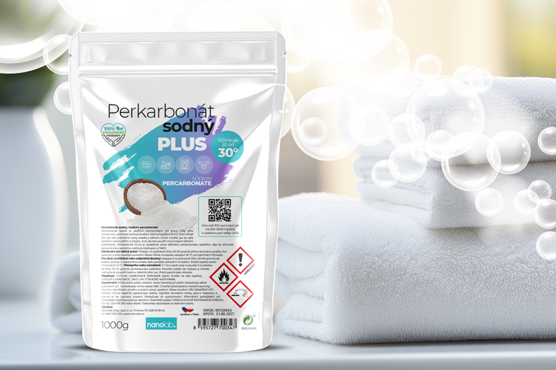 Perkarbonát sodný na steroidoch! Ešte účinnejšie pranie pri nižšej teplote