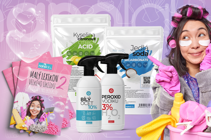 Eko upratovanie pre začiatočníkov "VYSKÚŠAM: Malá sada na upratovanie"