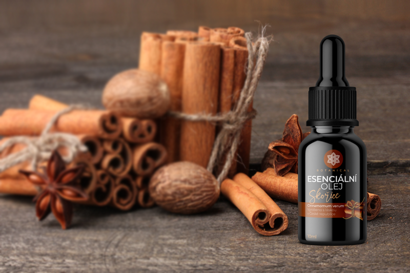 Sila prírody: 100% prírodný škoricový esenciálny olej