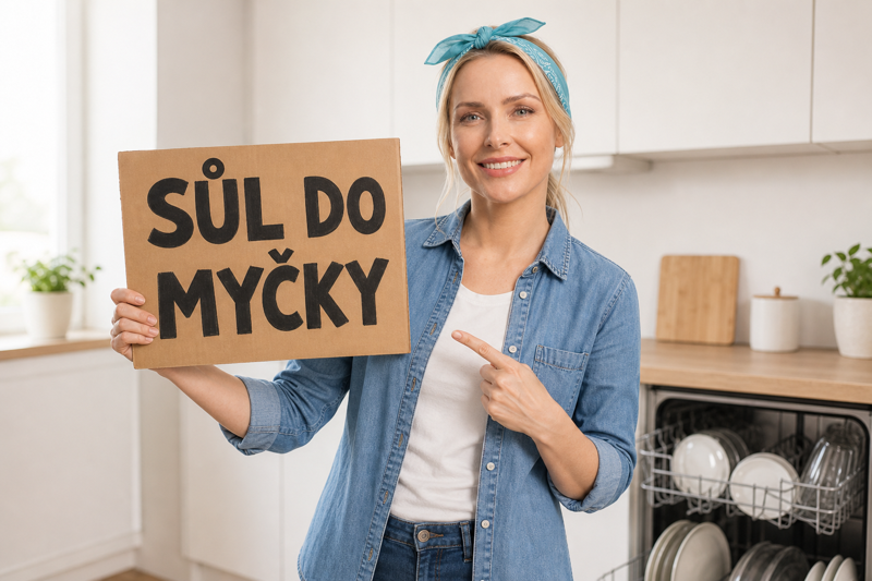 Soľ do umývačky aj pri tabletách? Túto kontrolku neignorujte
