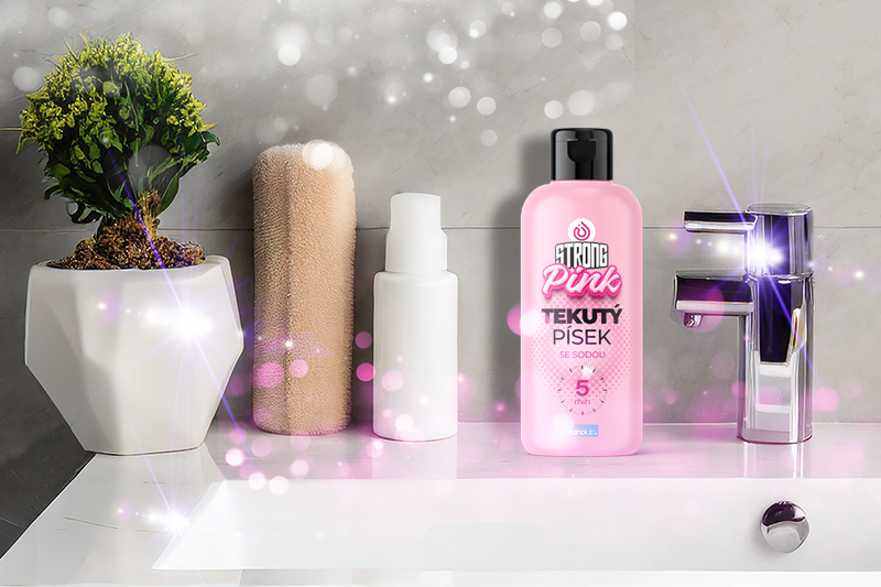 ⚔️ Tekutý piesok Strong Pink. Nový ružový bojovník proti špine! ⚔️🎀