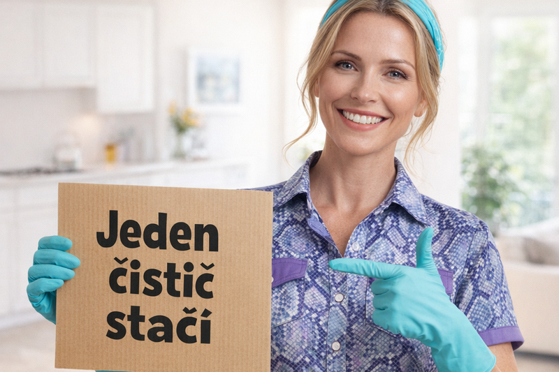 Tenhle čistič zvládne kuchyň i koupelnu. Jen ho nepoužívejte všude stejně
