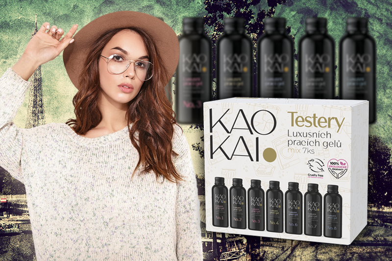 Vyslyšeli jsme Vaše přání: SADA 7 testerů: Luxusní Prací gel KAO KAI.