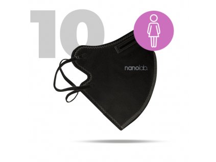 Nanolab-cesky-bezpecny-nano-respirator-ffp2-damsky-cerny-10-ks