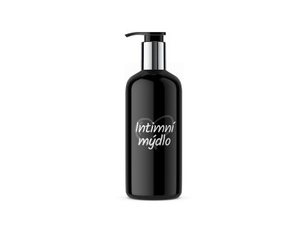 Lahvička s pumpičkou "Intimní mýdlo" 500 ml