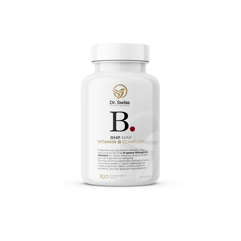 Dr. Swiss Vitamín B-komplex 100 kapslí