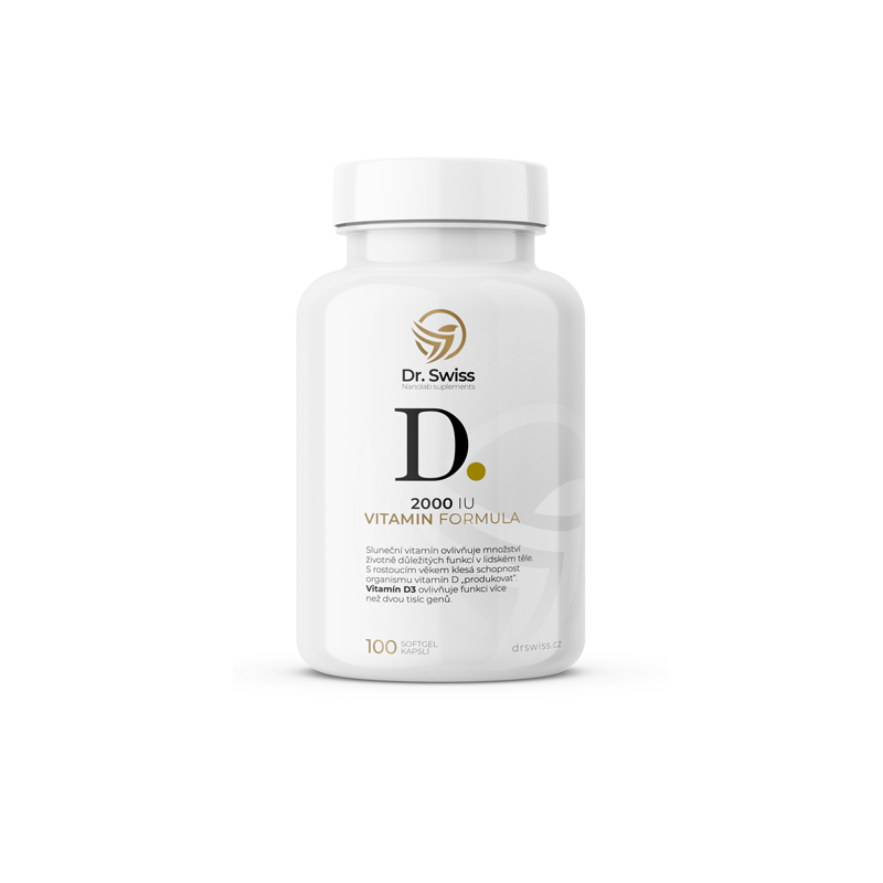 Dr. Swiss Vitamín D 100 kapslí
