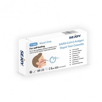 Sejoy™ SARS-CoV-2 Antigen Rapid Test Cassette - Z kraje nosu