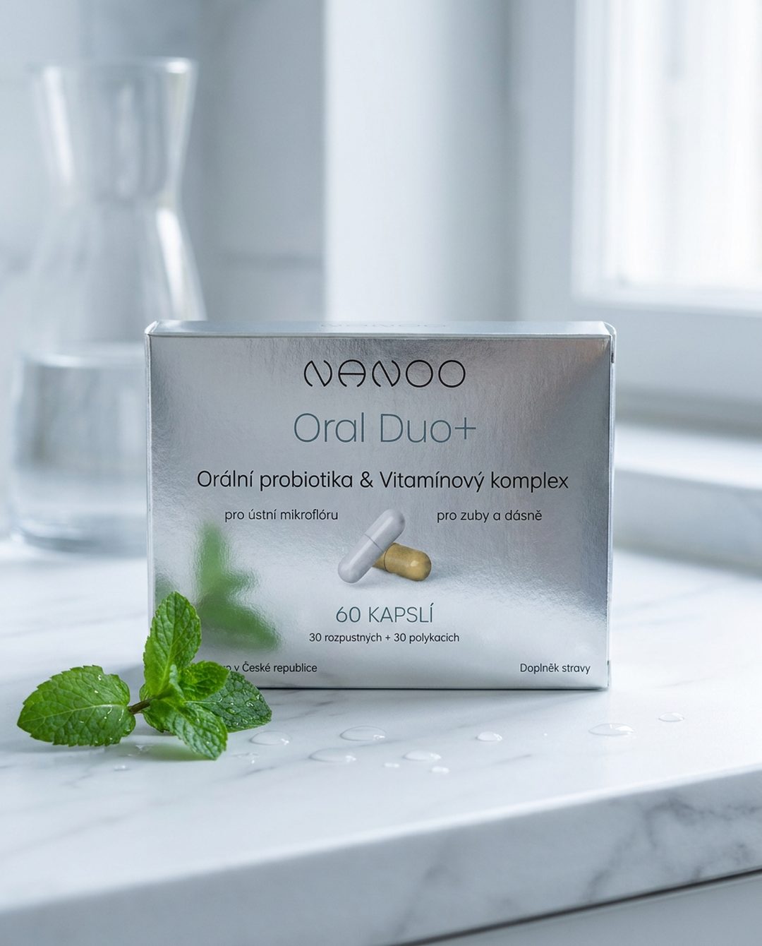 Péče o ústa s probiotiky Oral Duo+