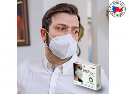 NANO RESPIROUŠKA - bílá - balení po40 ks