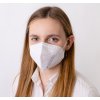 NANO RESPIRÁTOR NANOSAFE LIGHT FFP2 BEZ FLUORU - bílý - balení po 10 ks