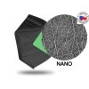 NANO RESPIRÁTOR NANOSAFE LIGHT FFP2 BEZ FLUORU - černý - balení po 10 ks