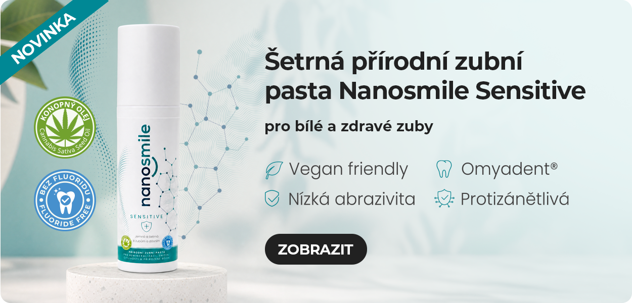 Zubní pasta Nanosmile Sensitive pro citlivé zuby