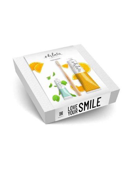 set zubni pasta kartacek ohlala