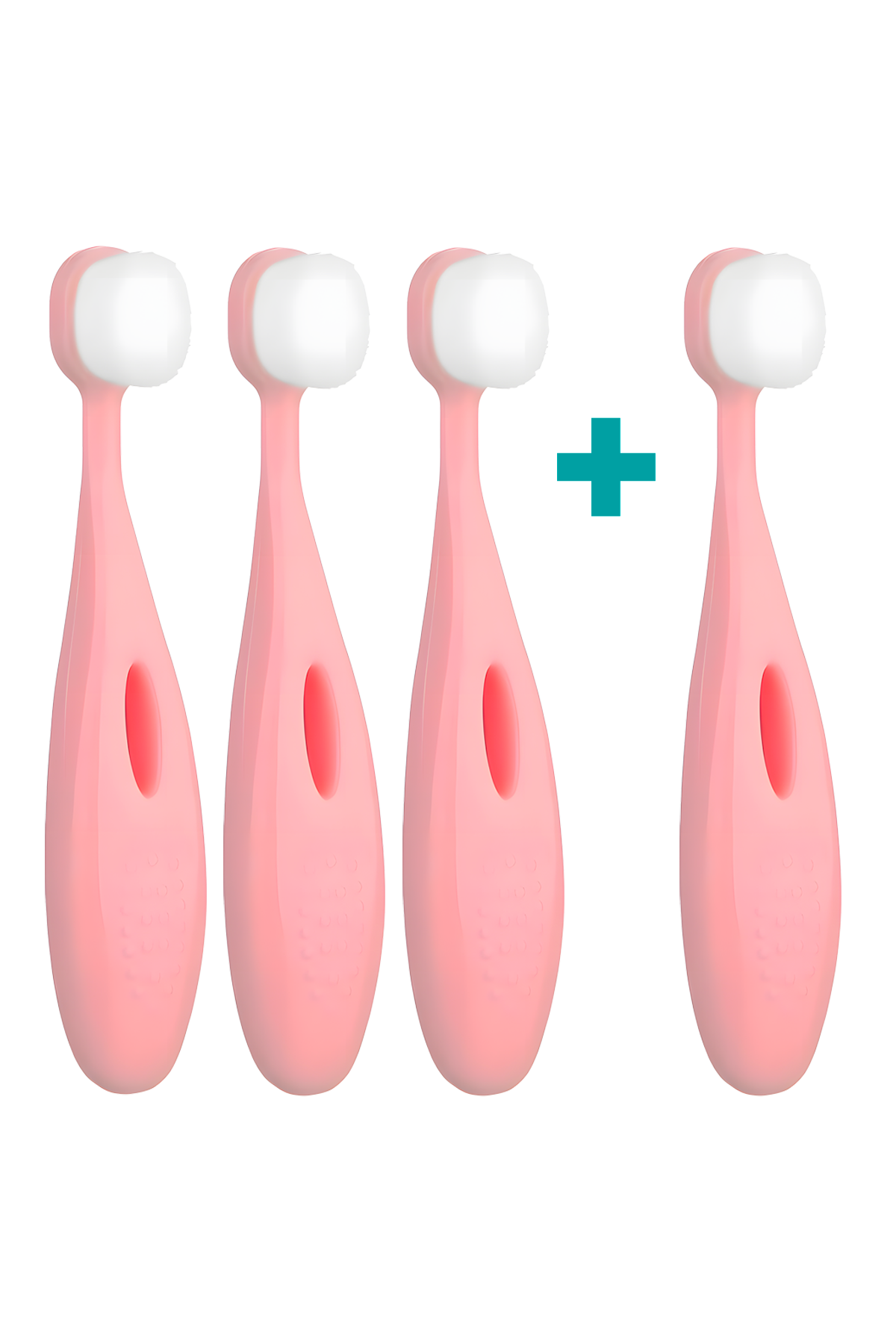 3+1 Ultrajemný dětský kartáček Nanosmile Kids Pink