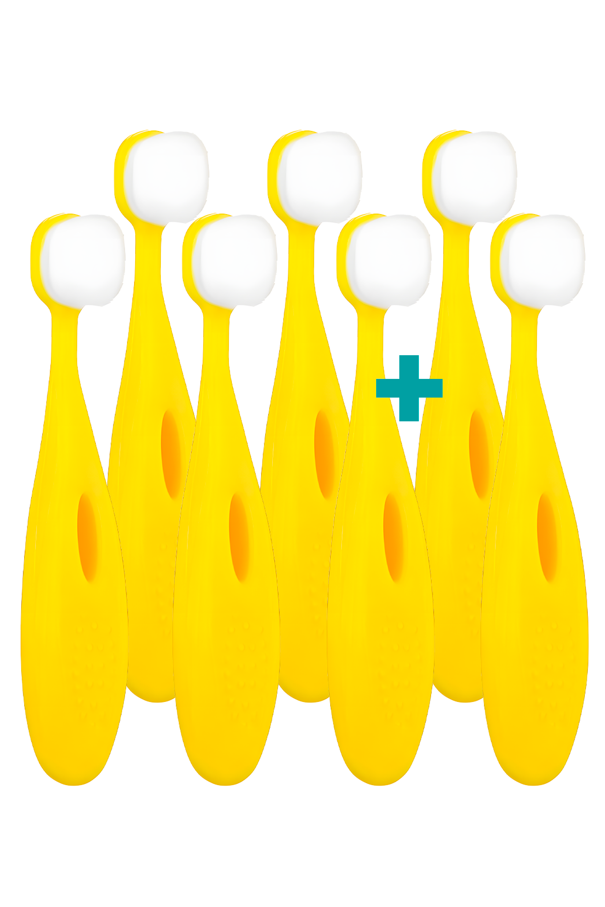 5+2 Ultrajemný dětský kartáček Nanosmile Kids Yellow