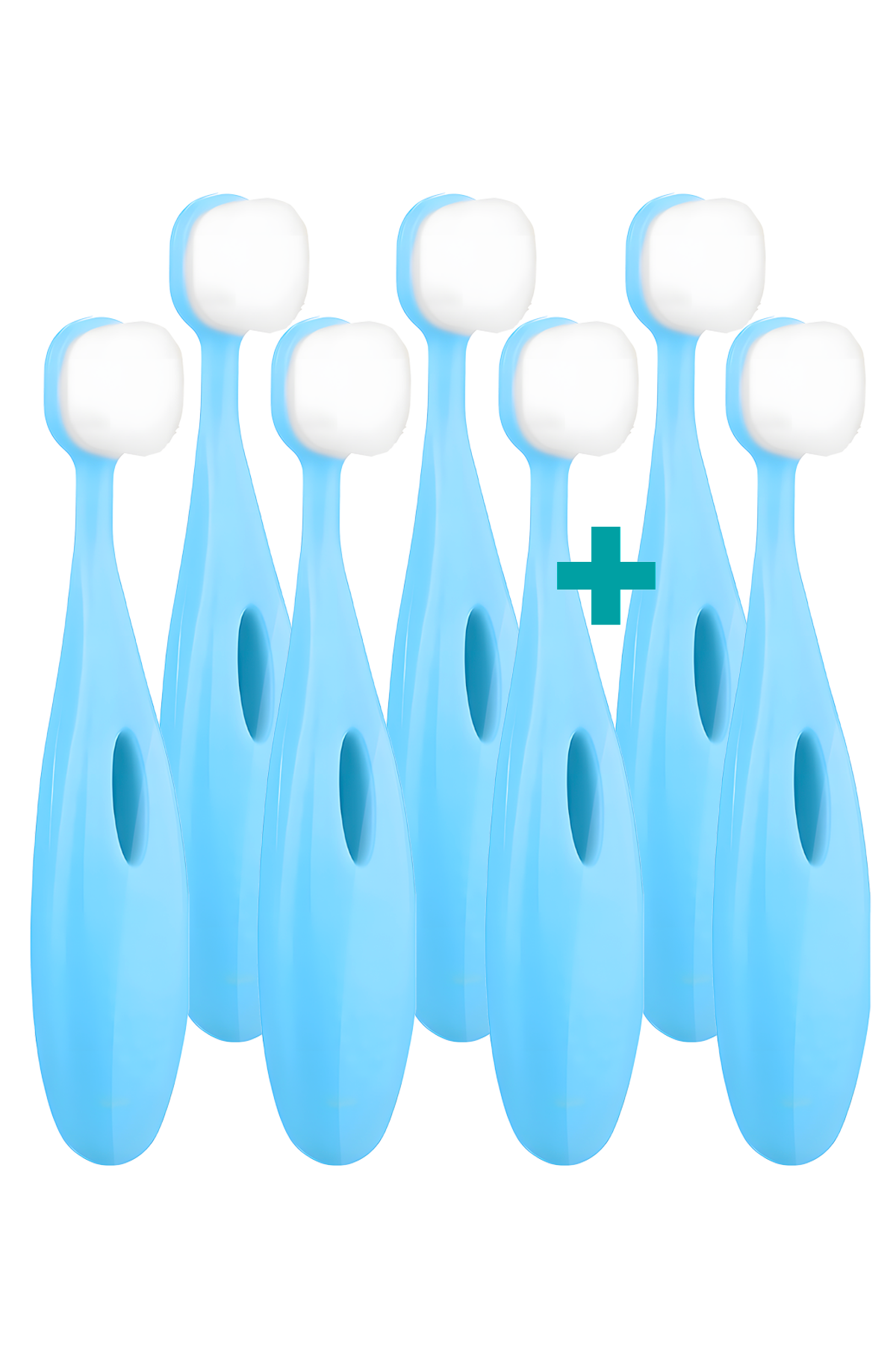 5+2 Ultrajemný dětský kartáček Nanosmile Kids Blue