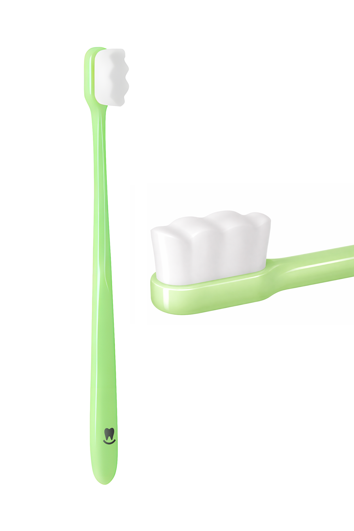 Ultrajemný zubní kartáček Nanosmile Green Typ štětinek: Vlnité