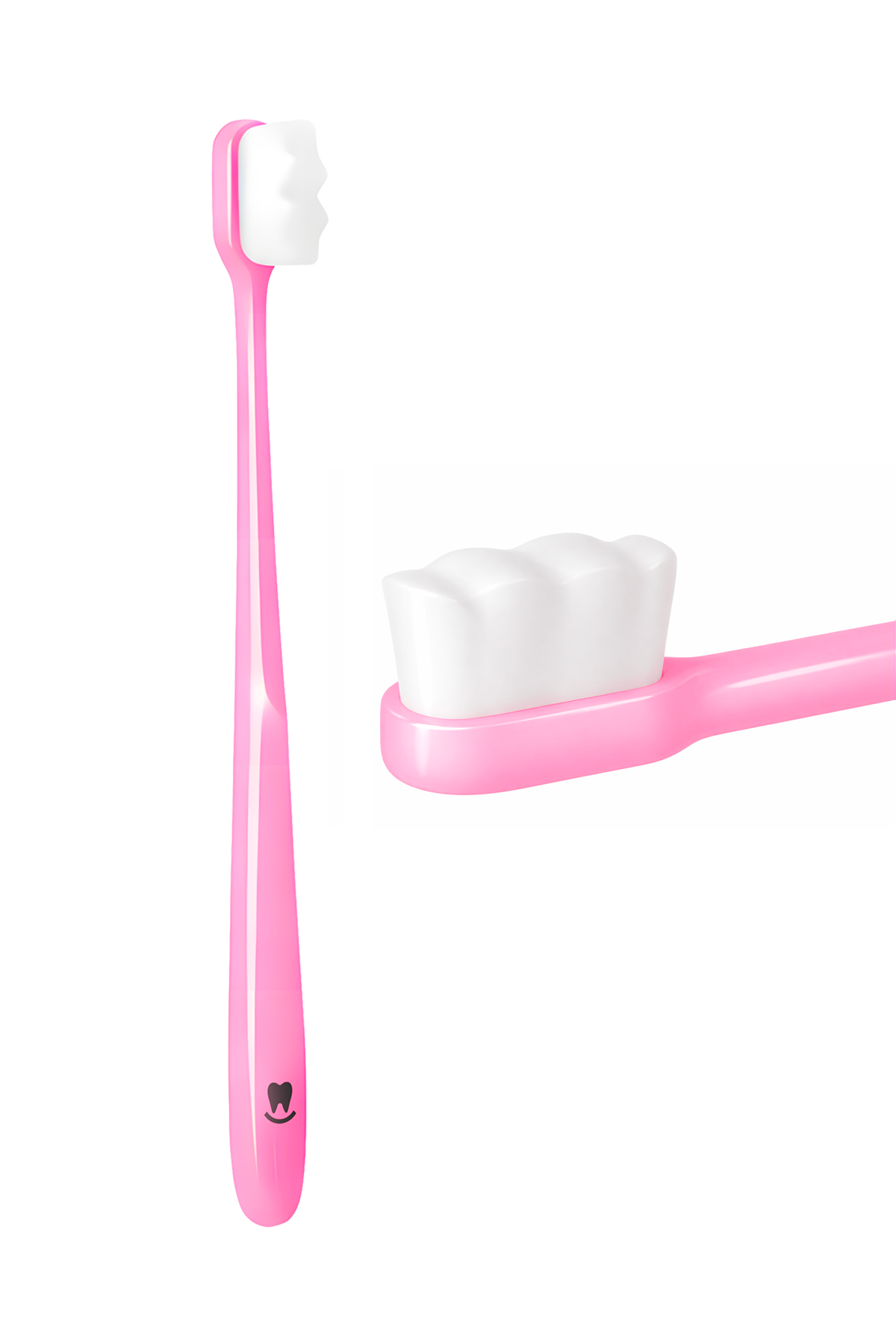 Ultrajemný zubní kartáček Nanosmile Pink Typ štětinek: Vlnité