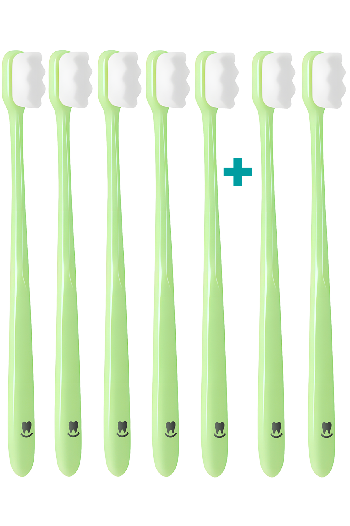 5+2 Ultrajemný zubní kartáček Nanosmile Green