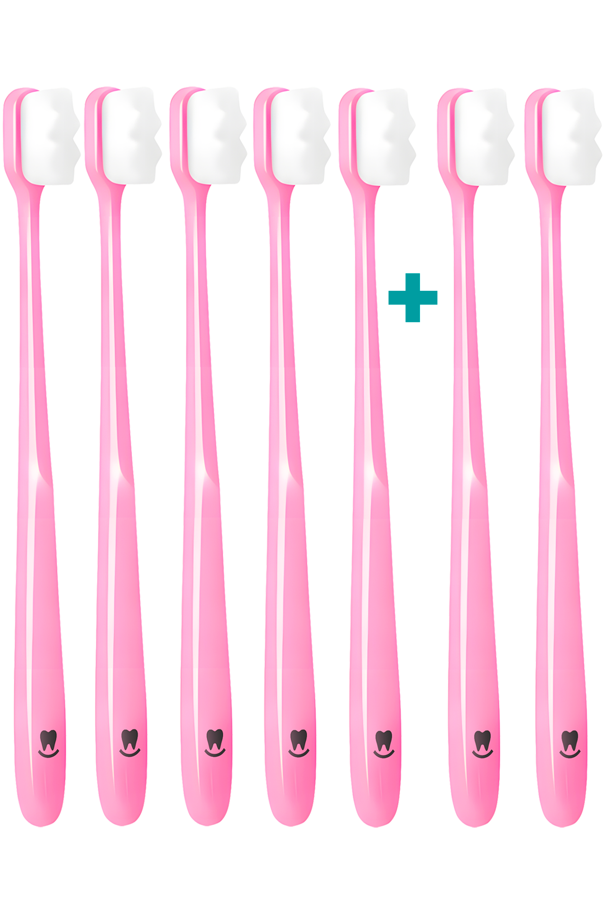 5+2 Ultrajemný zubní kartáček Nanosmile Pink