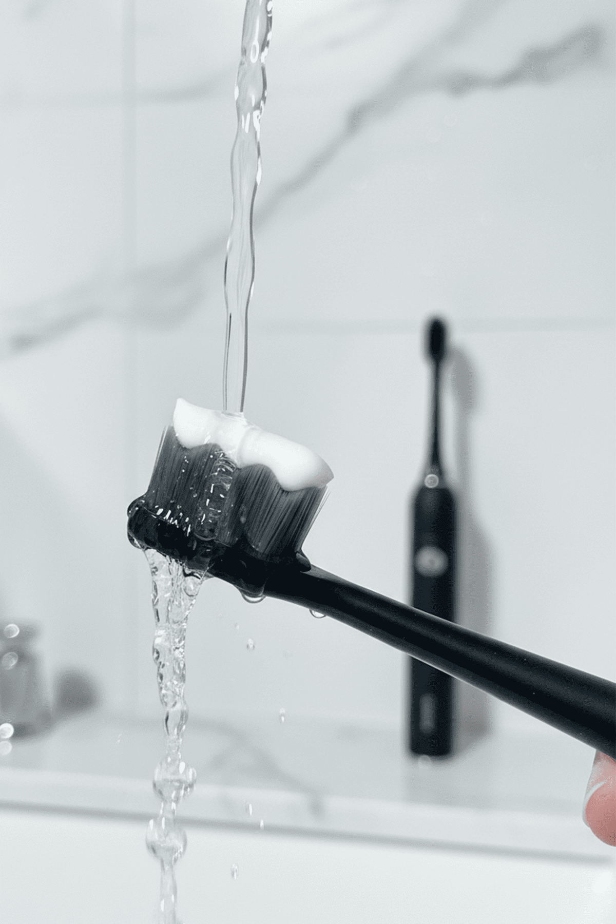 Ultrajemná hlavice Nanosmile Sonic Black pro elektrický kartáček Philips Sonicare Typ štětinek: Flex