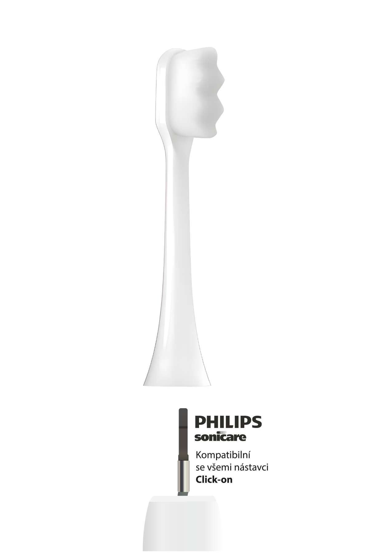 Ultrajemná hlavice Nanosmile Sonic White pro elektrický kartáček Philips Sonicare
