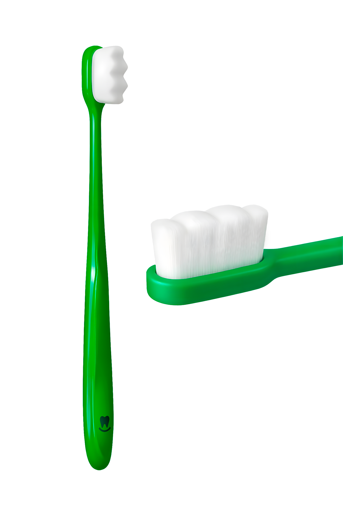 Ultrajemný zubní kartáček Nanosmile Darkgreen
