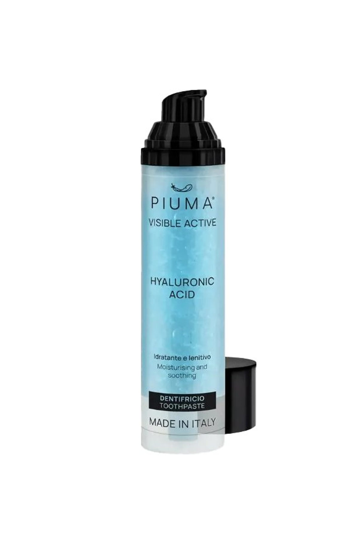 Piuma Přírodní zubní pasta s kyselinou hyaluronovou pro zdravé dásně 50 ml