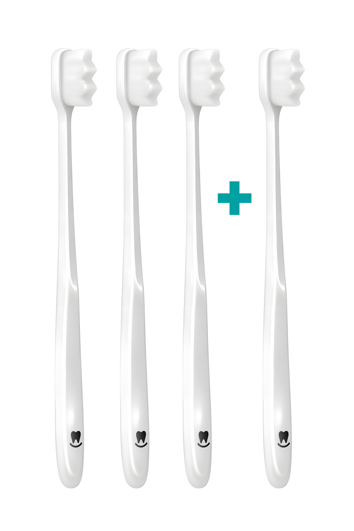 3+1 Ultrajemný zubní kartáček Nanosmile White